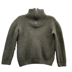 Filson 1/4 Zip Sweater Men Medium 100% Wool Hunting Outdoor Preppy Office Career